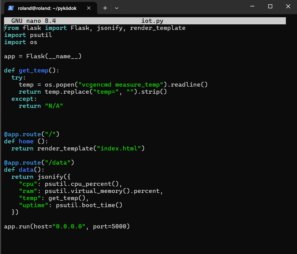 python kód